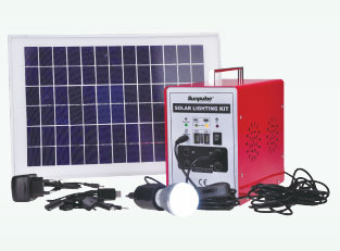 100W Solar Lighting System